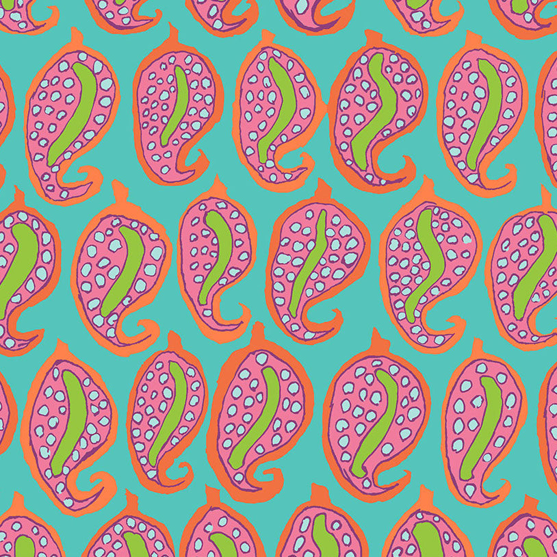 PASHA PAISLEY aqua
