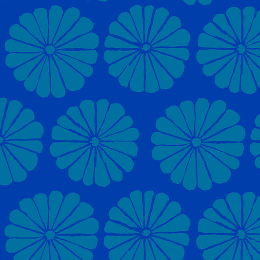 DAMASK FLOWER blue