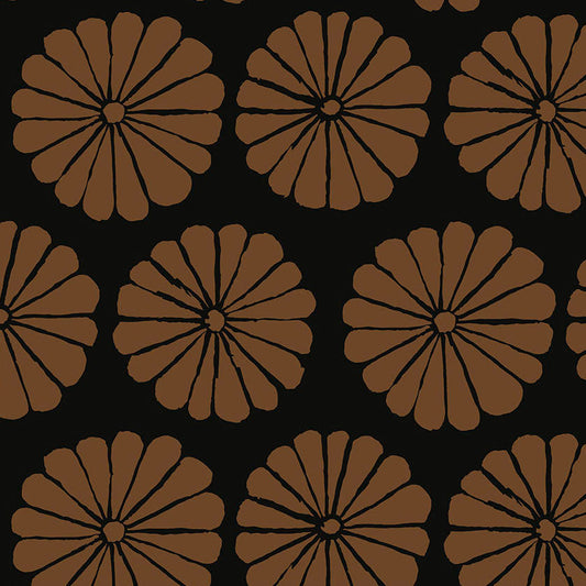 DAMASK FLOWER brown