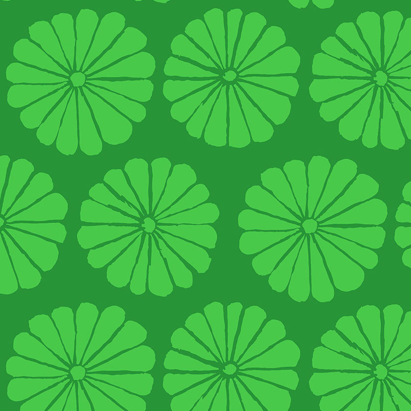 DAMASK FLOWER lime