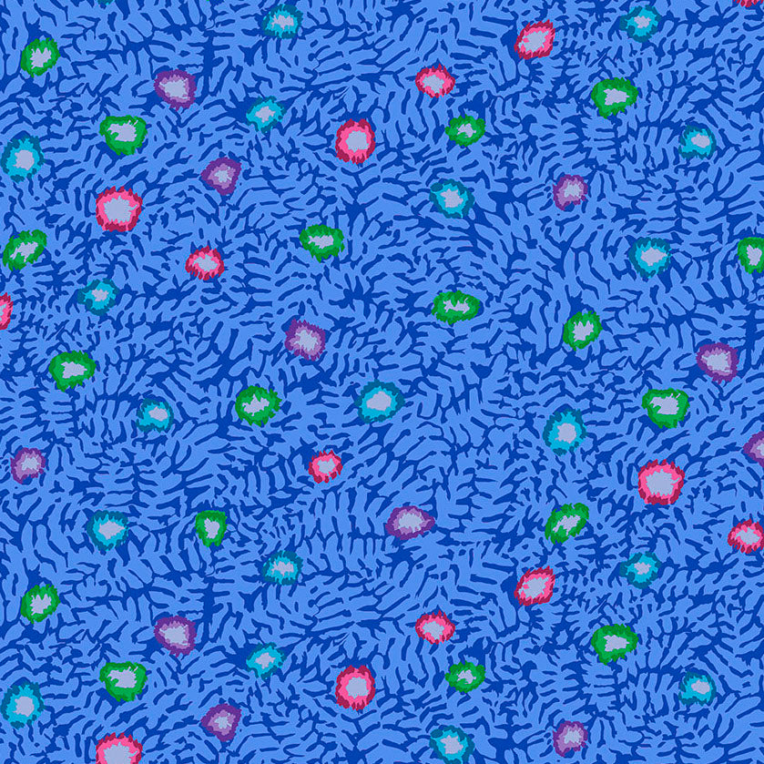 MOSS FLOWER blue