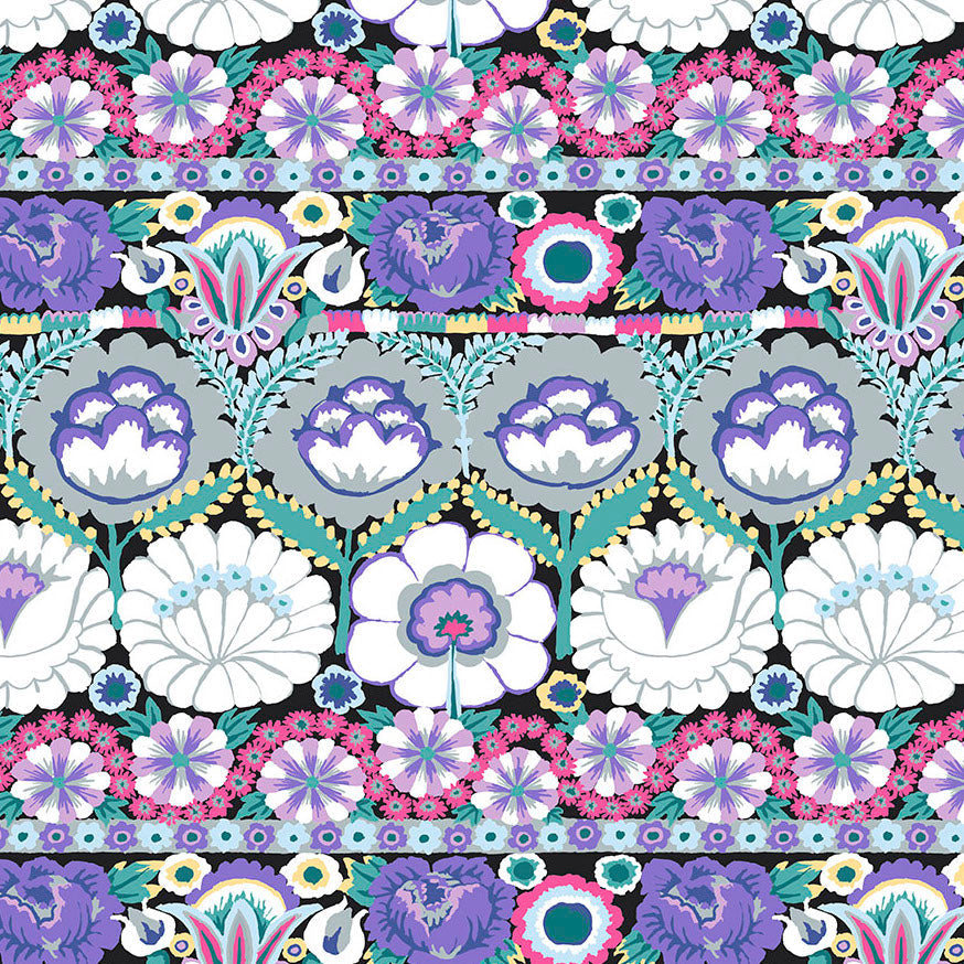 EMBROIDERED FLOWER contrast