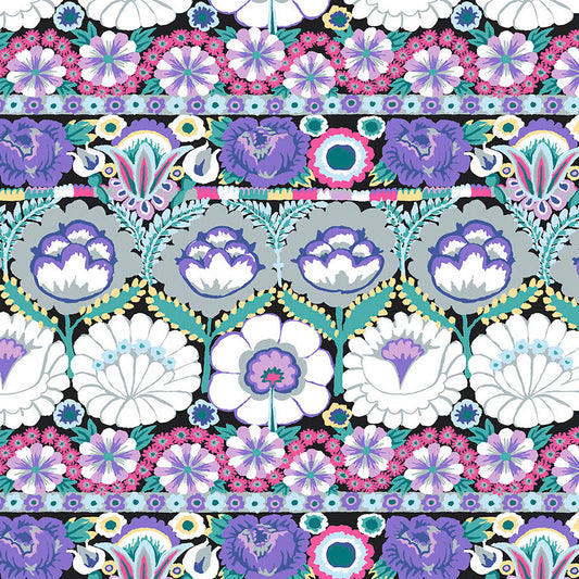 EMBROIDERED FLOWER contrast