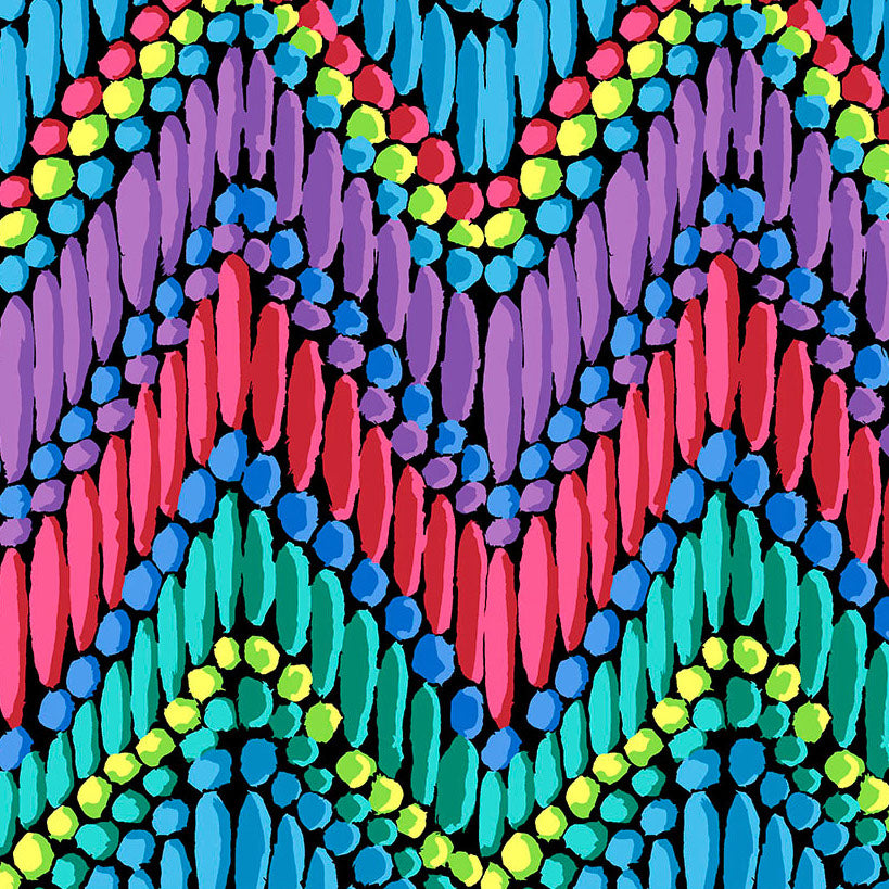 BEADED CURTAIN contrast
