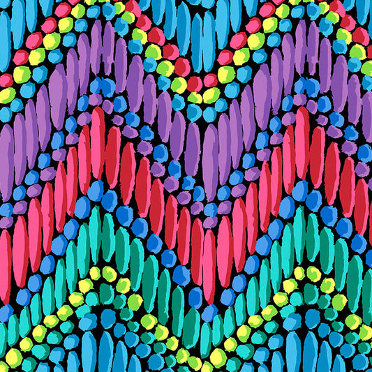 BEADED CURTAIN contrast