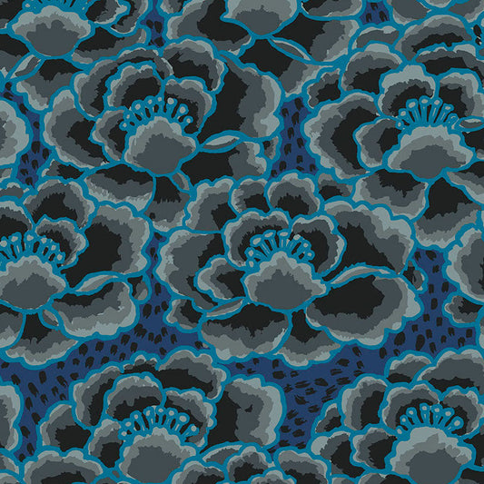 TONAL FLORAL charcoal