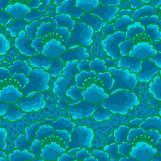 TONAL FLORAL turquoise