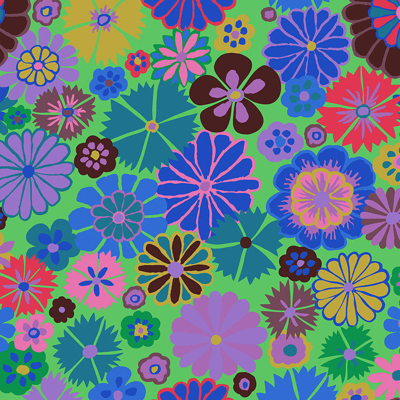 FOLK FLOWER blue