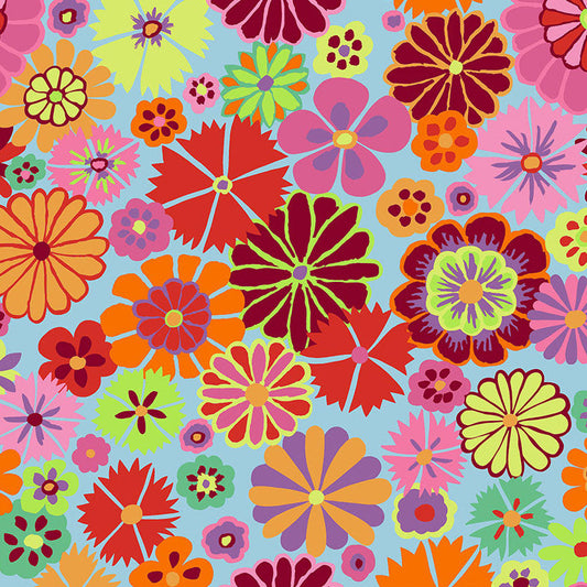 FOLK FLOWER pink