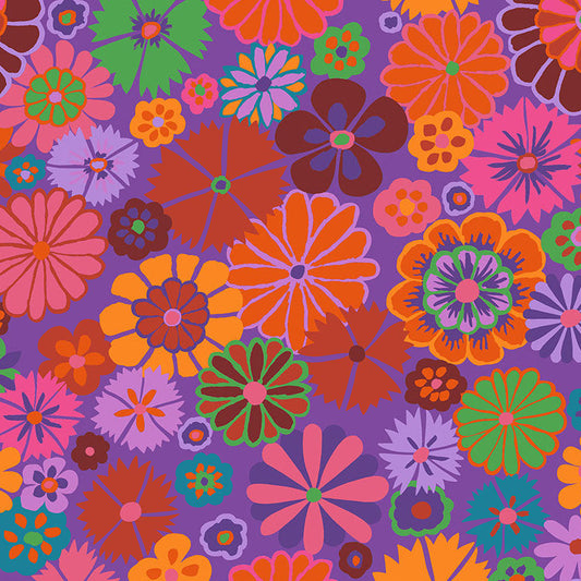 FOLK FLOWER red