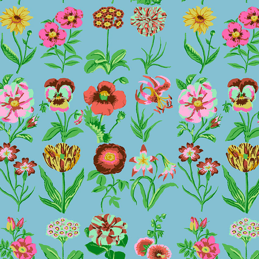 FLOWER STUDIES blue NEW