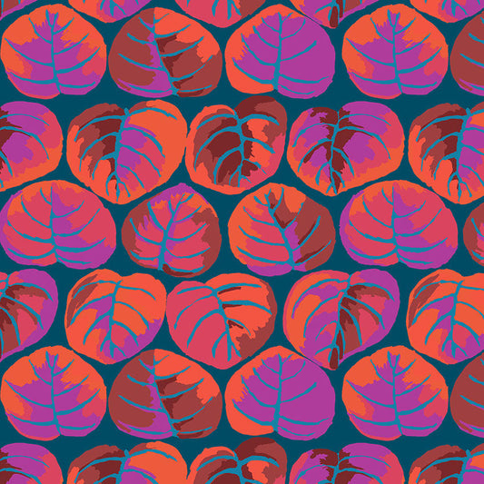PALM LEAVES red NEW