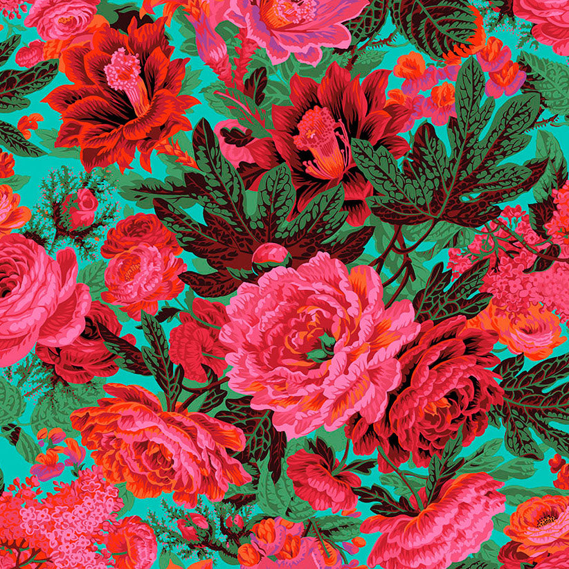 FLORAL BURST maroon