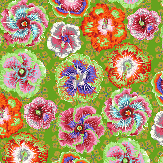 FLOATING HIBISCUS green
