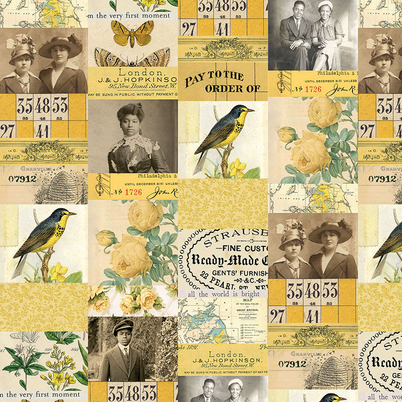 Palette Yellow Collage