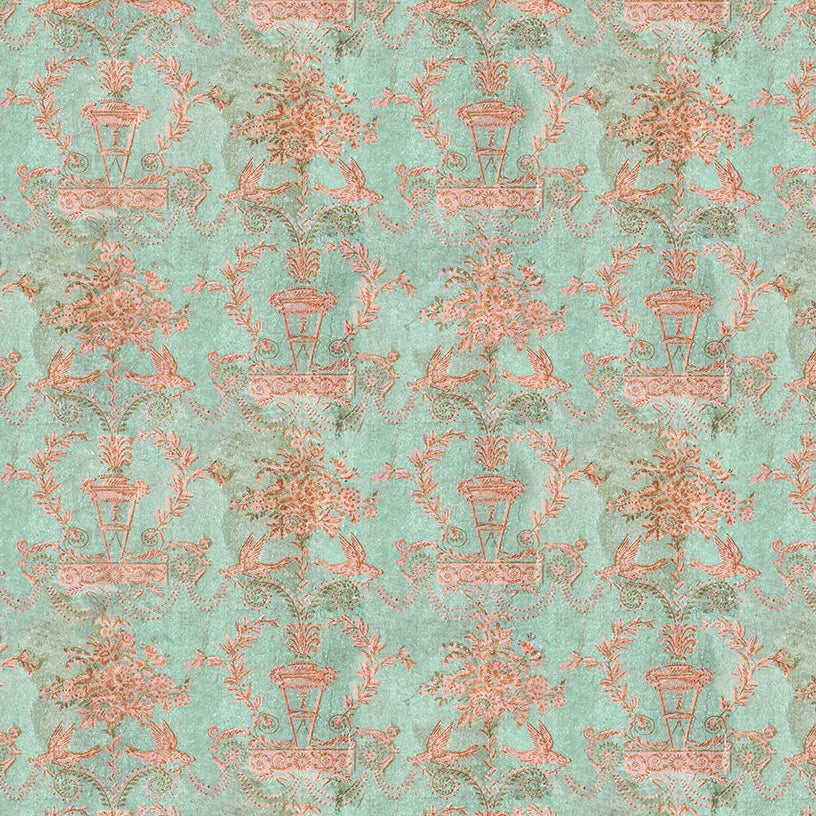 PALETTE Teal Wallpaper