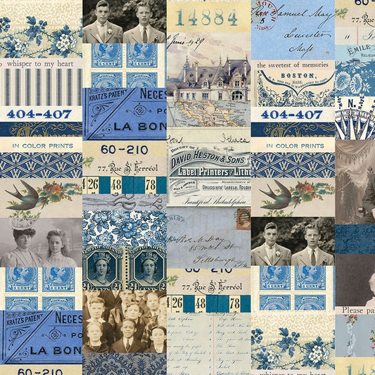 PALETTE Indigo Collage