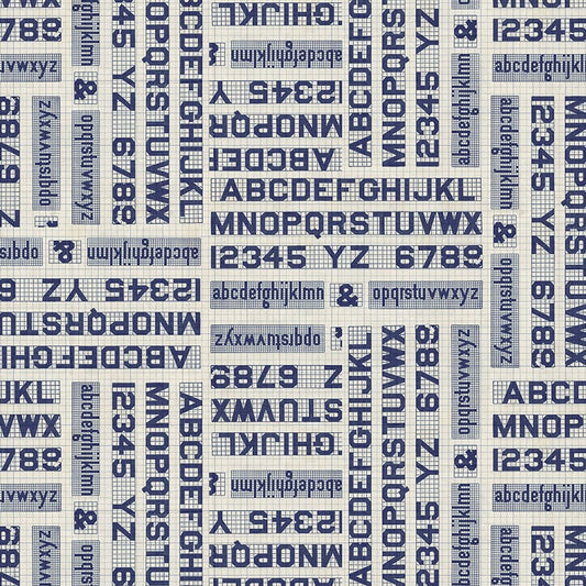 PALETTE Indigo Typography