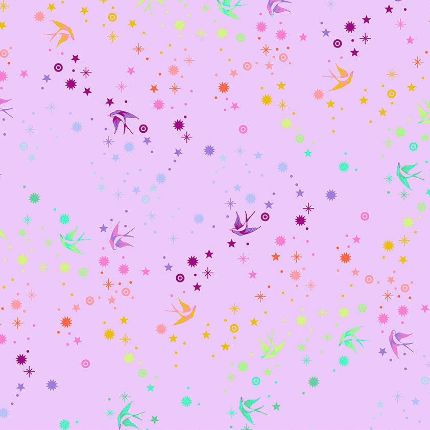 TULA PINK TRUE COLORS Fairy Dust lavender
