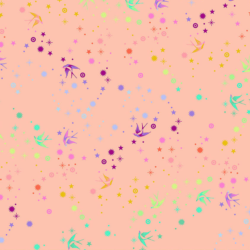 TULA PINK TRUE COLORS Fairy Dust sherbet