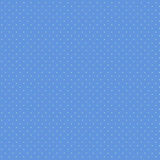 TULA PINK TRUE COLORS Tiny Dots bluebell
