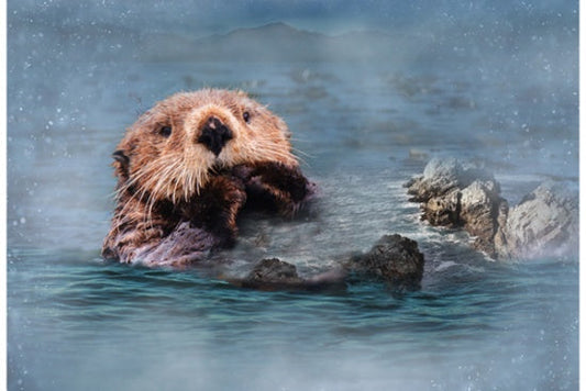 CALL OF THE WILD Otter Panel  43"x28"