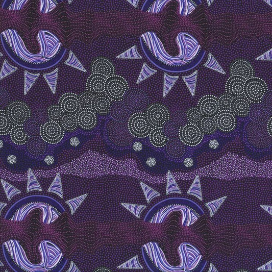 AUSTRALIAN Sunset Night Dreaming purple