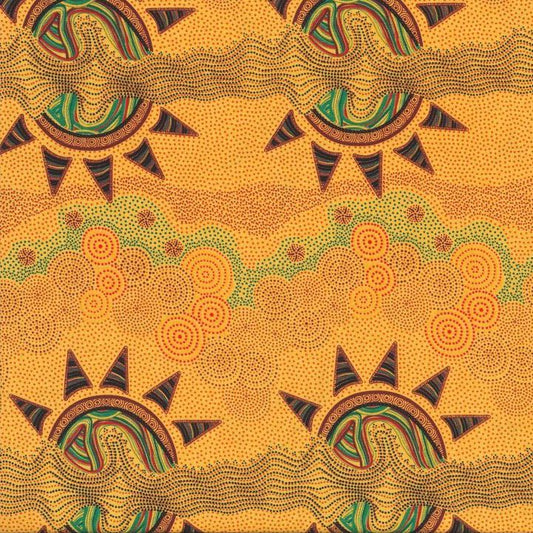 AUSTRALIAN Sunset Night Dreaming yellow