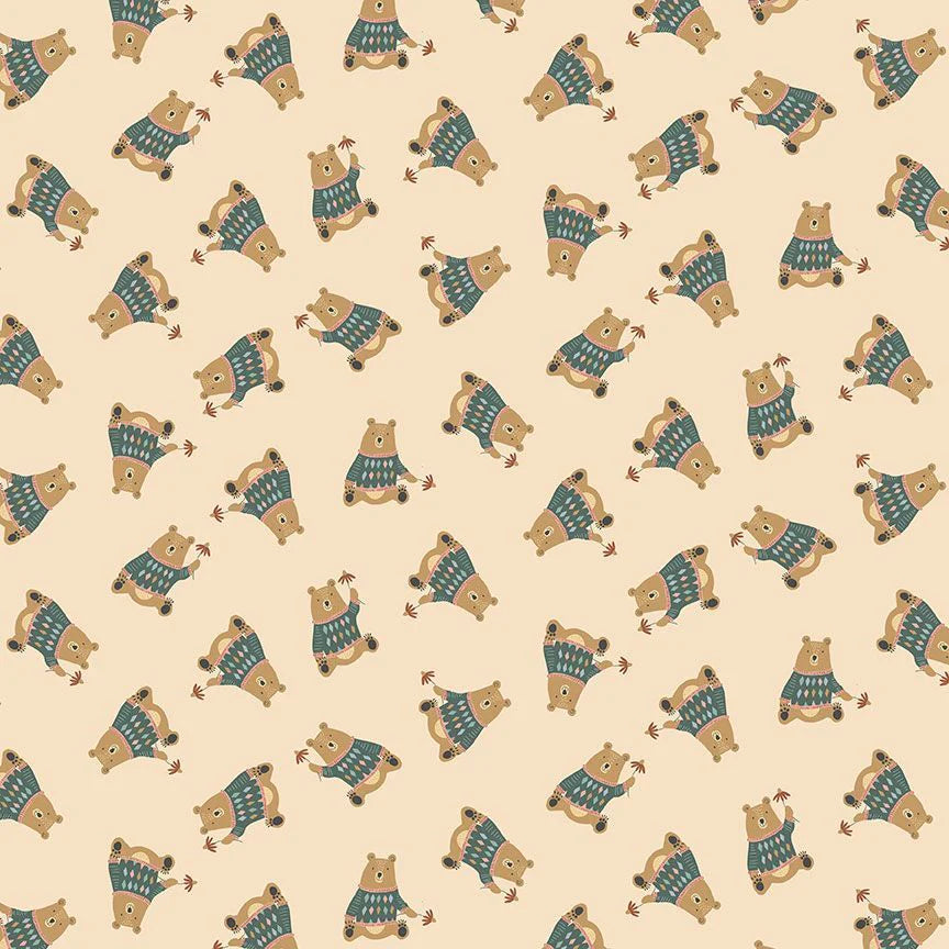 ALPHABET CITY Bear almond D3217