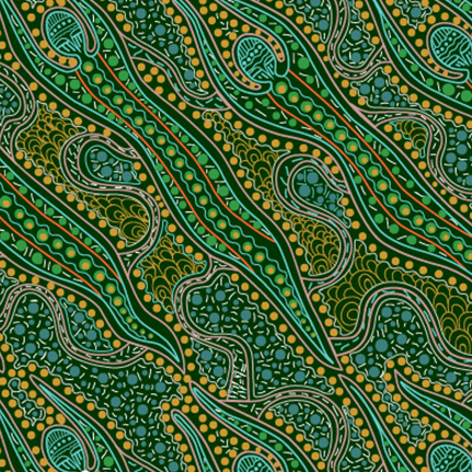 AUSTRALIAN Spirit Dreaming green