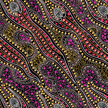 AUSTRALIAN Spirit Dreaming purple