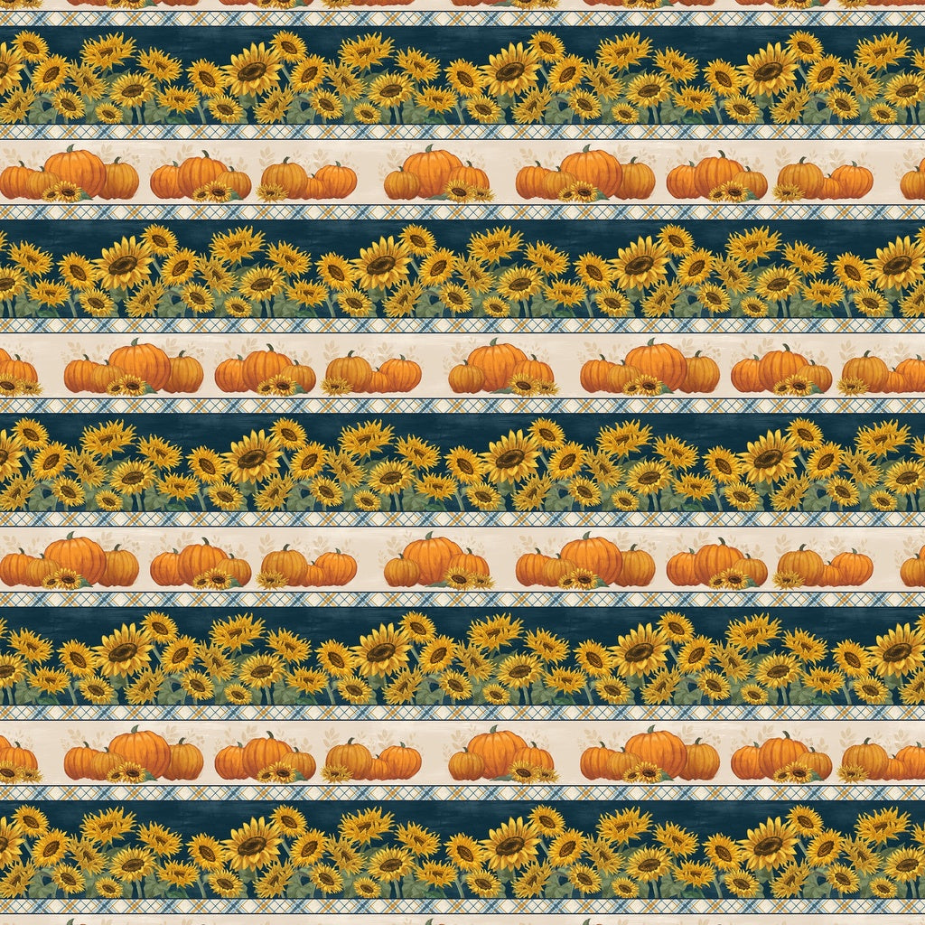 HARVEST DELIGHT Repeating Stripe multi