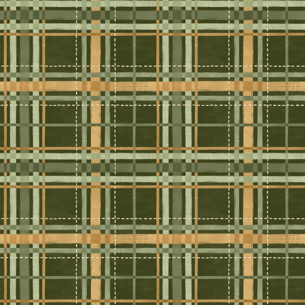 HARVEST DELIGHT Plaid green
