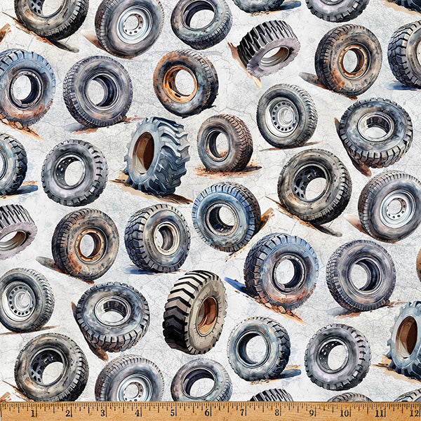 HAMMER DOWN Tires Light Gray