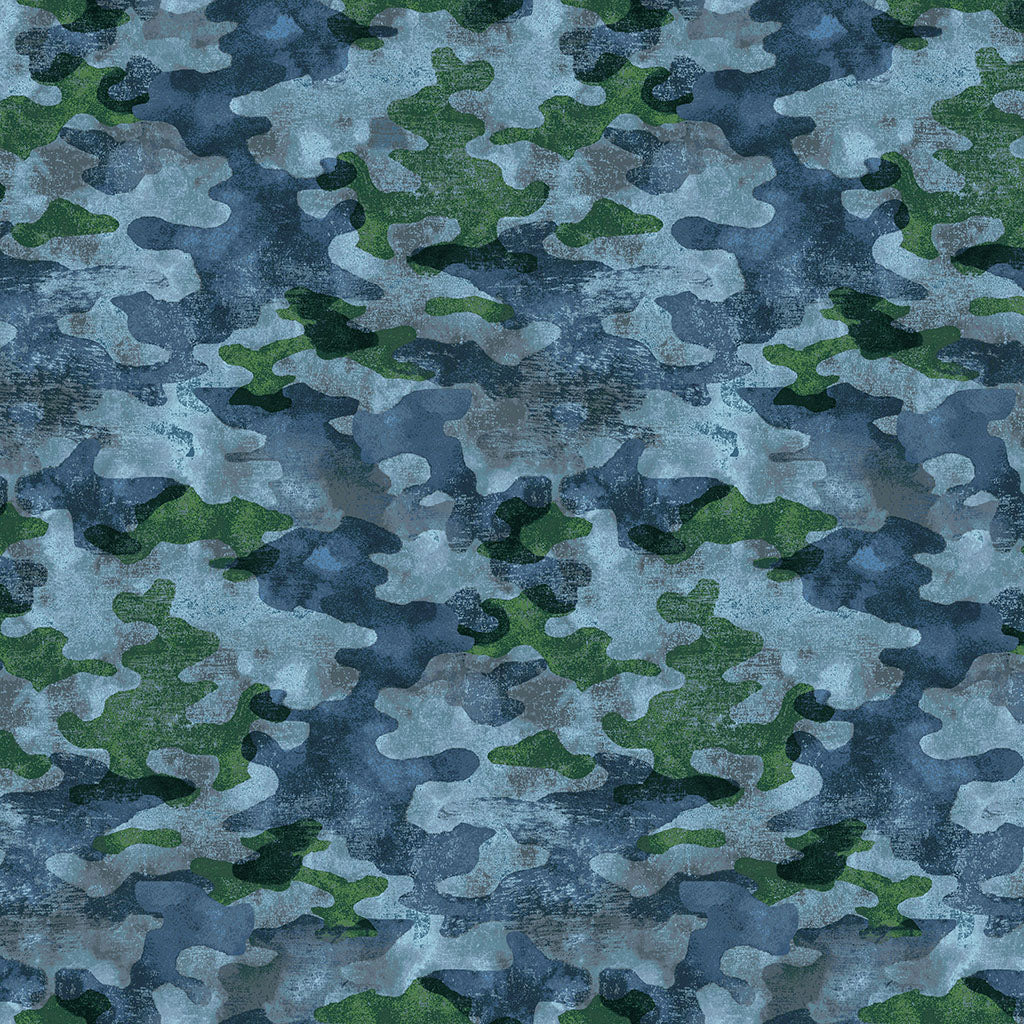 FLANNEL GREAT OUTDOORS Camo blue
