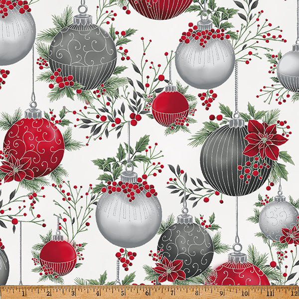 CHRISTMAS WISH Ornaments december/silver