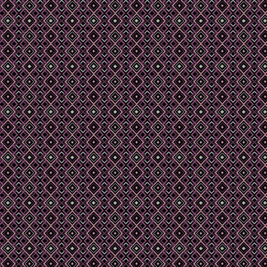 INTO THE WILD Diamond Geo Stripe plum