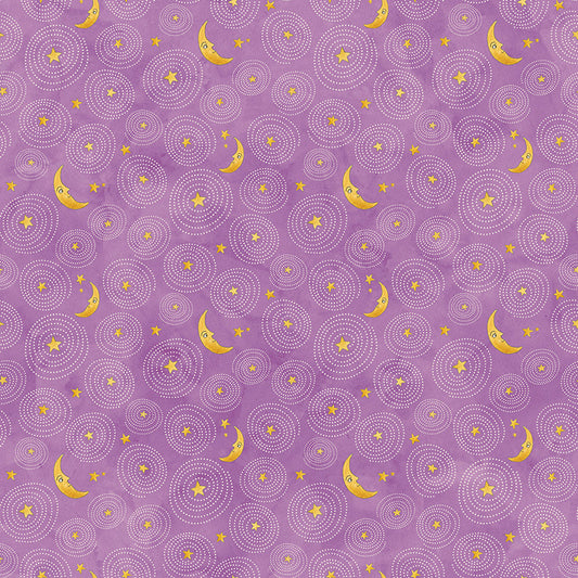 GHOUL FRIENDS Stars And Moon purple