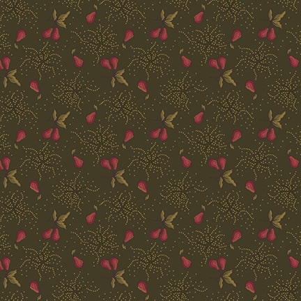 SCRAP BASKET FAVORITES Burnished Pear Sprigs green