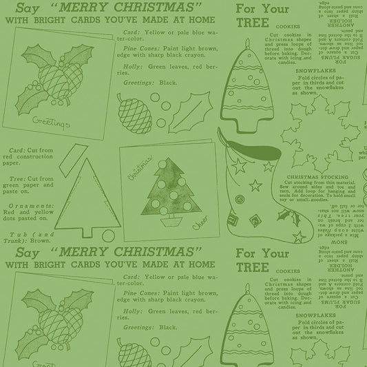 CLASSIC CHRISTMAS Handmade green