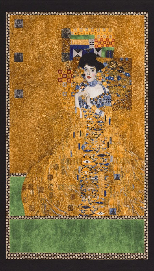 GUSTAV KLIMT 17179-133 Panel gold 24"x43" the lady