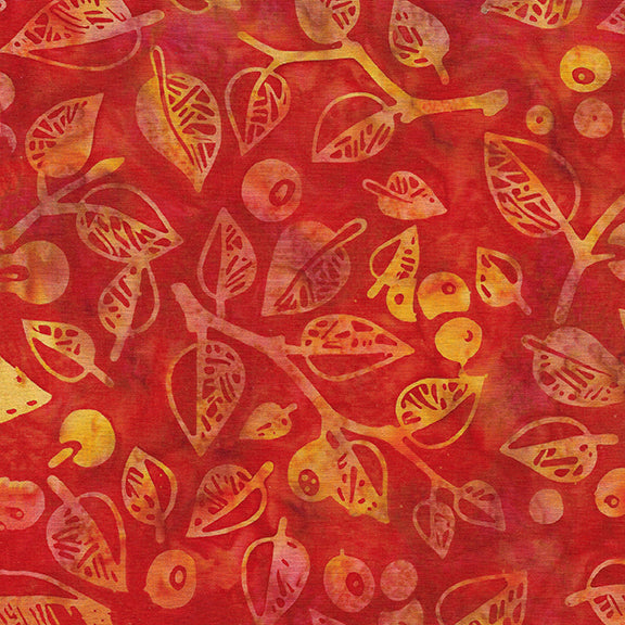 FOREST FLORA Berries and Leaves red candy