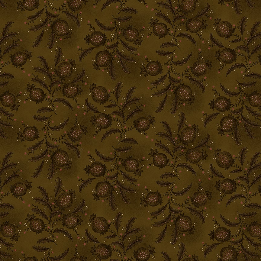 SCRAP BASKET FAVORITES Pomegranate Patch brown