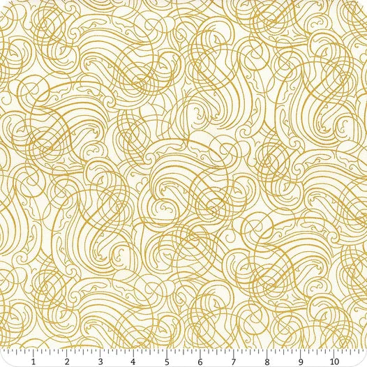 CHRISTMAS WISH Scroll white/gold