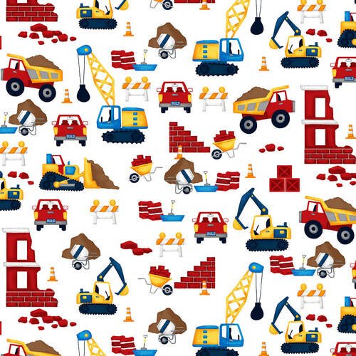 UNDER CONSTRUCTION Construction Site white