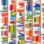 BOOKS ARE MAGIC Bookshelves white