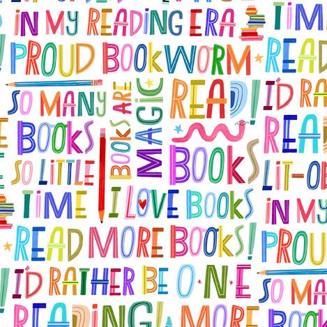 BOOKS ARE MAGIC I Love Books white