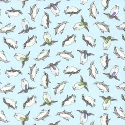 SNOWTIME Penguins light aqua