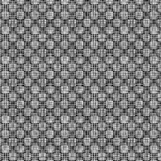 BLACK AND WHITE MUSICAL Fresco monochrome