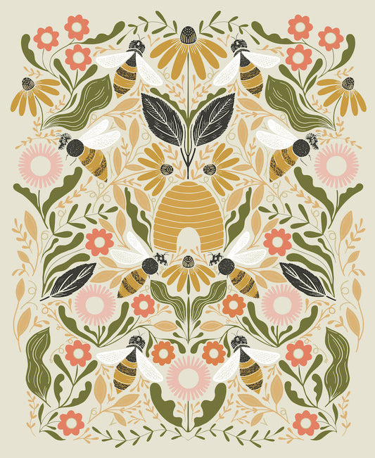 BEE GARDEN Bee Garden Panel porcelain 36"x44"